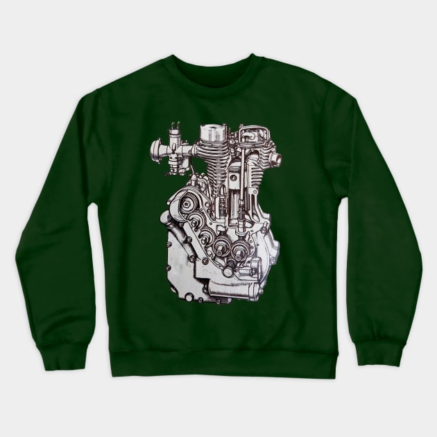 Single Bullet Crewneck Sweatshirt by motomessage